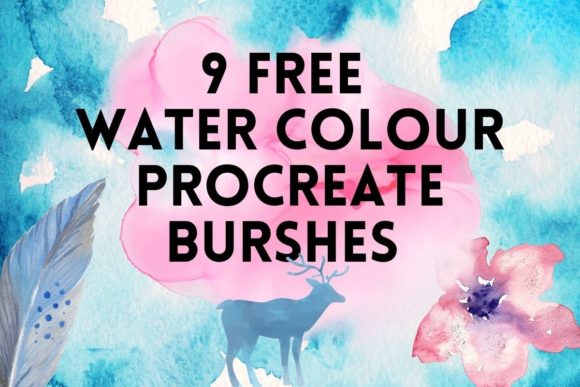 Download 9 Procreate Watercolor Brush Sets - Premium Resources